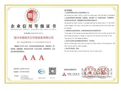 企业信用等级证书